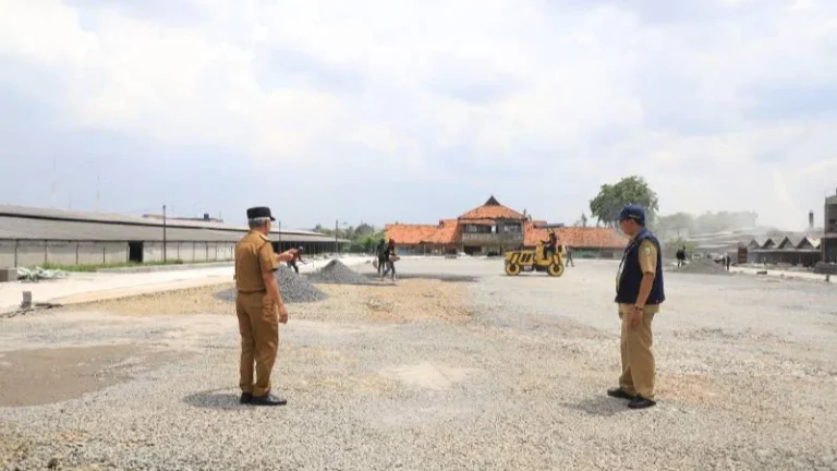 Progres Pembangunan Alun-Alun Ciledug Capai 80 Persen