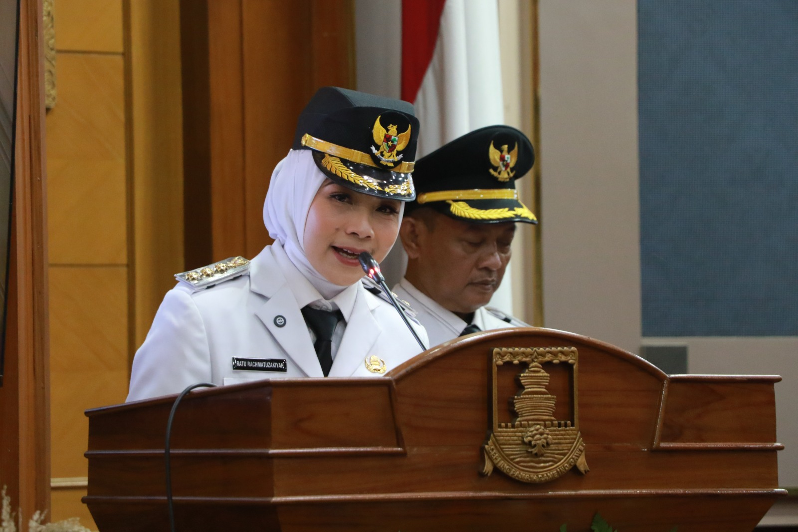 Bupati Baru Ratu Rachmatuzakiyah Sampaikan 9 Program Prioritas 100 Hari Kerja dalam Paripurna DPRD Serang