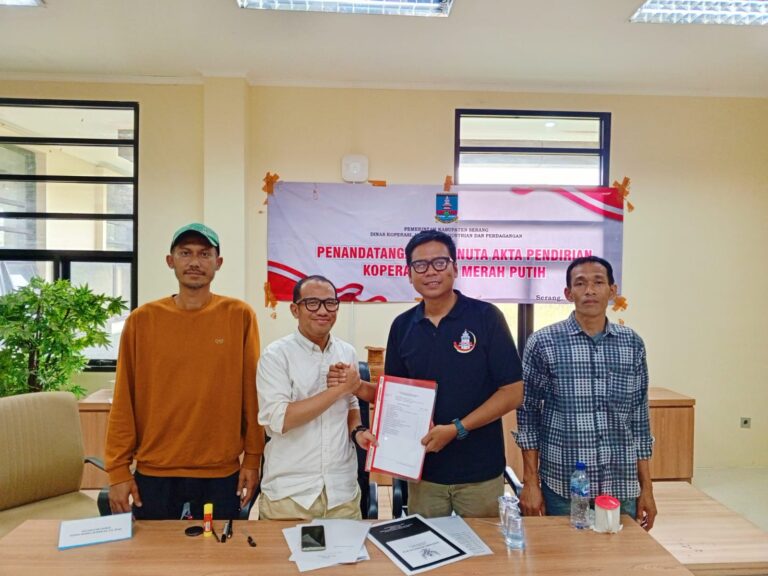 Koperasi Desa Merah Putih Ujung Tebu Resmi Berbadan Hukum