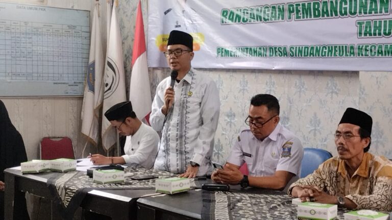 Pemdes Sindangheula Gelar Musdes Review RPJMDes 2025, Sesuaikan dengan Masa Jabatan Baru
