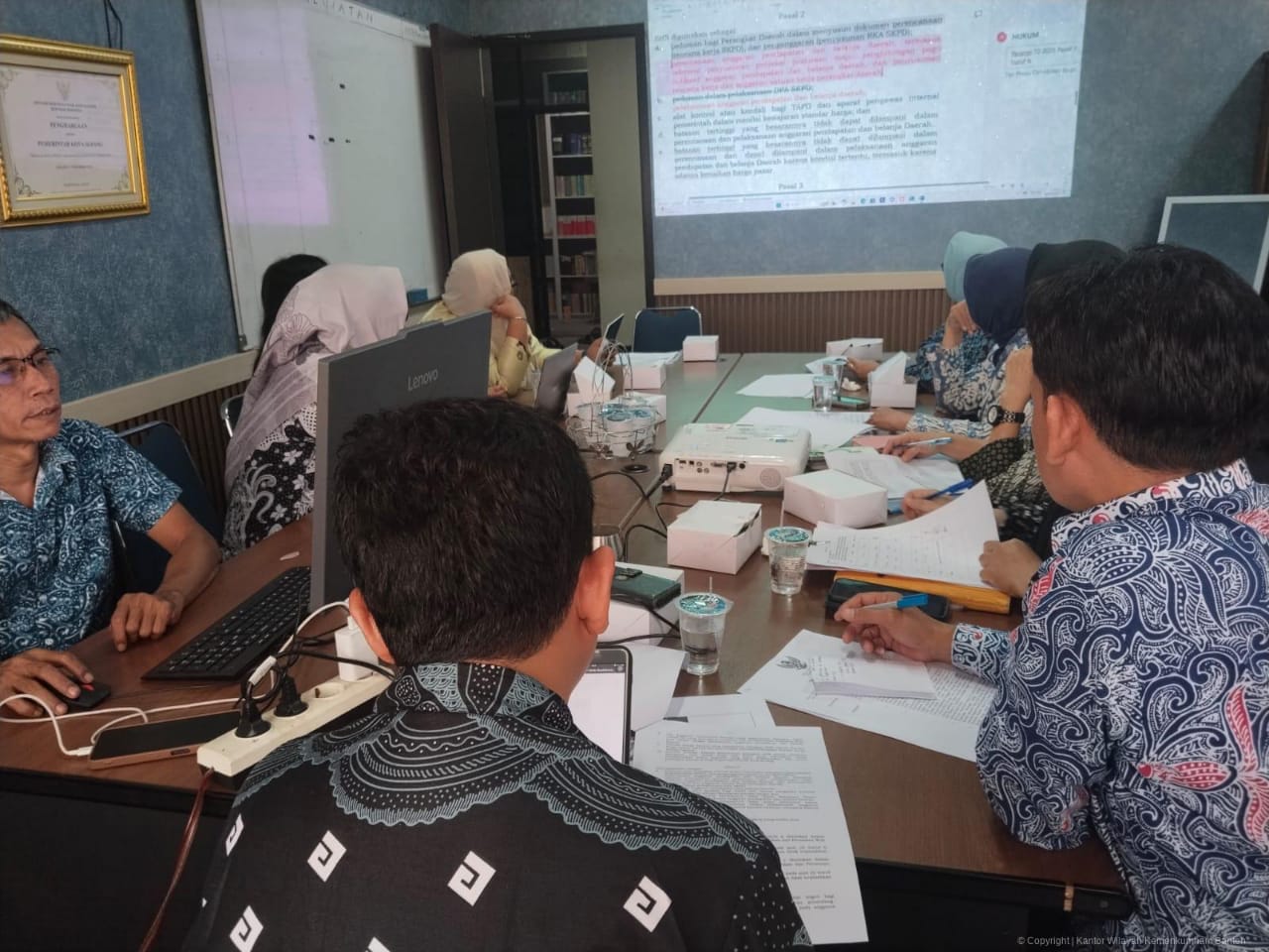 Pemkot Serang Bahas Raperwal Standar Harga Satuan dan Analisis Belanja