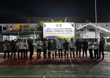 Lapas Kelas IIA Serang Gelar Razia Gabungan Tingkatkan Keamanan dan Ketertiban