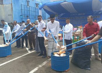 Kejari Serang Musnahkan Ribuan Barang Bukti dari 133 Perkara Inkracht