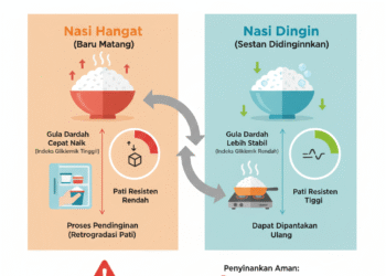 Mitos atau Fakta: Nasi Dingin Lebih Sehat dari Nasi yang Baru Matang?