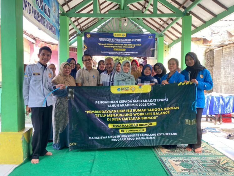 PEMBERDAYAAN UKM IBU RUMAH TANGGA DENGAN TETAP MENJUNJUNG WORK LIFE BALANCE DI DESA KALORAN BRIMOB