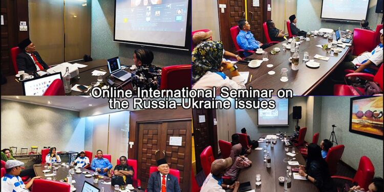 PPWI Advokasi Perdamaian dan Perlindungan Pers dalam Seminar Internasional Rusia-Ukraina