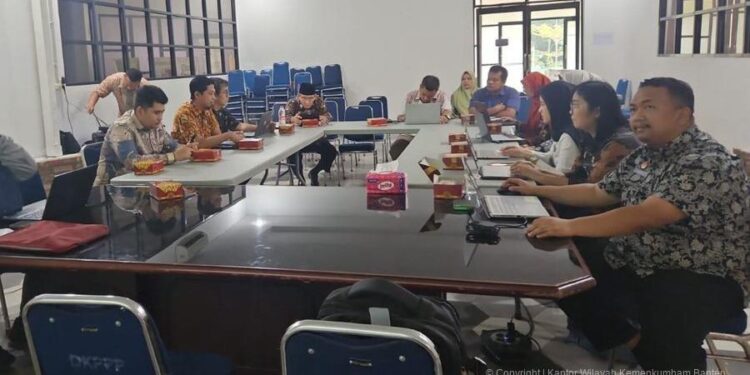 Pemkot Tangerang Selatan dan Kanwil Kemenkumham Banten Bahas Raperwal Retribusi Jasa Usaha