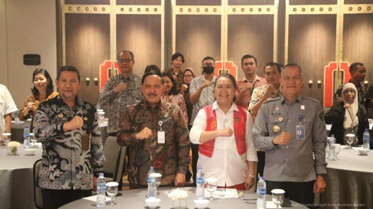 Kanwil Kemenkumham Banten Hadiri Rakor Pengarusutamaan HAM dalam Pembentukan Peraturan Perundang-undangan