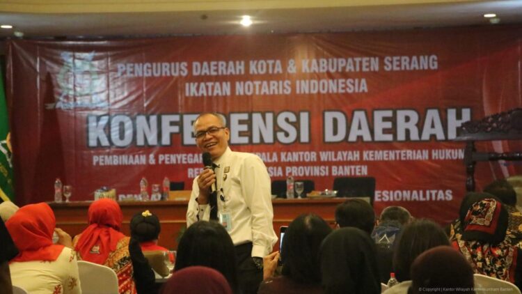 Kakanwil Kemenkumham Banten Tekankan Kepatuhan Notaris terhadap Kewajiban BPJS Ketenagakerjaan