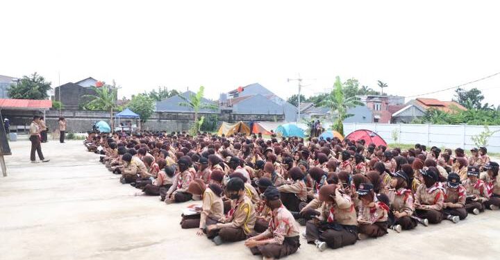 Ratusan Pramuka Ikuti JOTA-JOTI 2025 di SMKN 10 Kota Tangerang