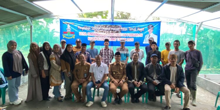 Pemerintah Desa Sindangheula Gelar Pelatihan Pengolahan Sampah Organik Jadi Pakan Ternak Maggot