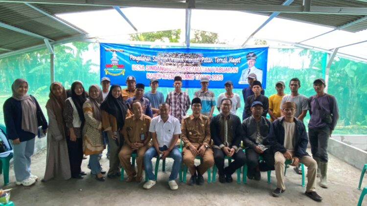 Pemerintah Desa Sindangheula Gelar Pelatihan Pengolahan Sampah Organik Jadi Pakan Ternak Maggot
