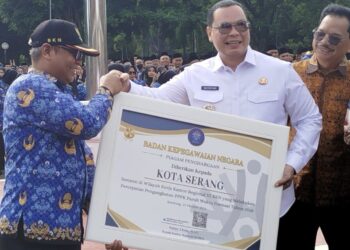Pemkot Serang Raih Penghargaan dari BKN Regional III atas Percepatan Pengangkatan PPPK