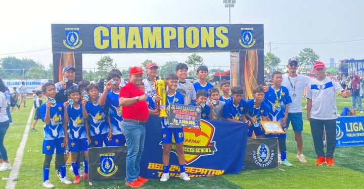 Liga FORSSEKOT 2025 Sukses Bikin Kota Tangerang Berdenyut! SSB Muda Berjaya, Kaonang: “Ini Bukti Sinergi dan Semangat Sepak Bola Usia Dini”