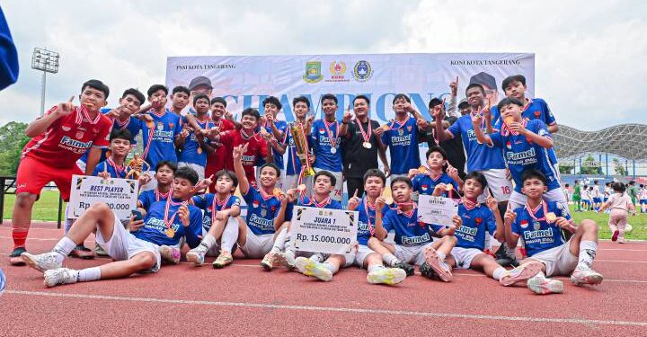 Farmel FA Juara Kejurnas Piala Wali Kota Tangerang U-14 2025, Kota Tangerang Cetak Bibit Emas Sepak Bola Nasional