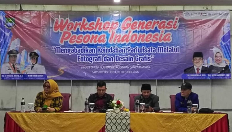 Bangkitkan Promosi Wisata Lewat Visual, Disporabudpar Tangerang Gelar Workshop Fotografi dan Desain Grafis Bersama GenPI