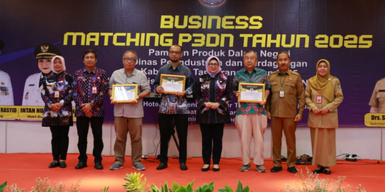 Dorong Produk Lokal Naik Kelas, Wabup Intan Buka Business Matching P3DN: “Kurangi Ketergantungan Impor, Perkuat Industri Dalam Negeri”