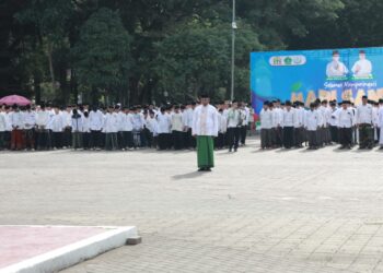 Ribuan Santri Padati Alun-Alun Barat Kota Serang, Wali Kota Budi Rustandi: Hari Santri Momentum Kebanggaan dan Keteladanan