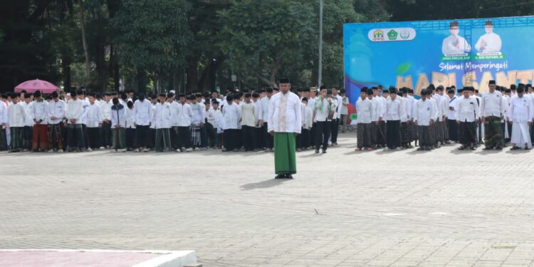 Ribuan Santri Padati Alun-Alun Barat Kota Serang, Wali Kota Budi Rustandi: Hari Santri Momentum Kebanggaan dan Keteladanan