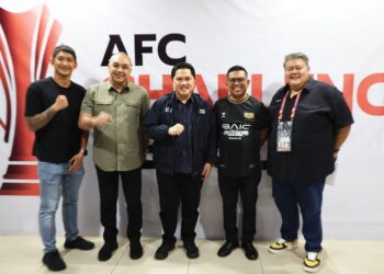 Gubernur Andra Soni Saksikan Laga Dewa United vs Phnom Penh Crown FC di AFC Challenge League 2025–2026