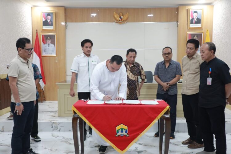 Pemkot Serang Gandeng PT Sauhbahtera Samudera Bangun Infrastruktur Jalan Melalui Program CSR