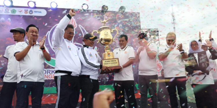 Bupati Tangerang Resmi Tutup Porkab VI 2025, Pakuhaji Raih Juara Umum
