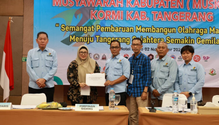 Wabup Intan Nurul Hikmah Terpilih Jadi Ketua KORMI Kabupaten Tangerang 2025–2029