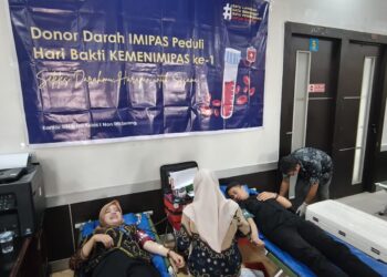 Kantor Imigrasi Serang Gelar Donor Darah Peringati Hari Bakti KEMENIMIPAS ke-1