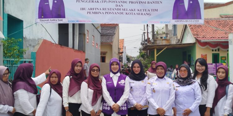 Ketua Tim Pembina Posyandu Banten Tinjau Penerapan Enam SPM di Kota Serang