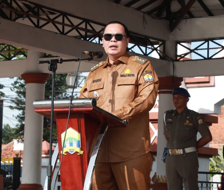 Wali Kota Serang Larang Pungutan Parkir Saat Apel Pagi Pegawai Pemkot