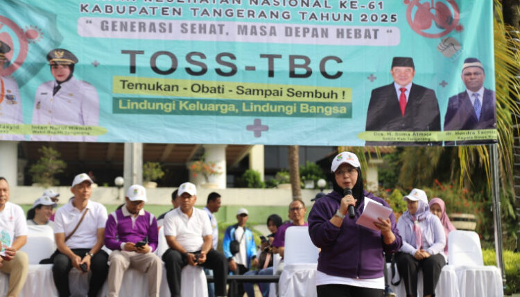 Kampanye Penuntasan TBC Warnai Peringatan HKN ke-61 di Kabupaten Tangerang