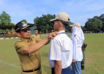 1.000 Pelajar se-Kota Tangerang Deklarasikan Anti Tawuran di Lapangan Yonif Mekanis 203/AK