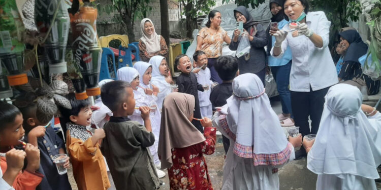 Puskesmas Pagedangan Gelar Pemeriksaan Kesehatan Anak di PAUD dan TK Melati Situgadung