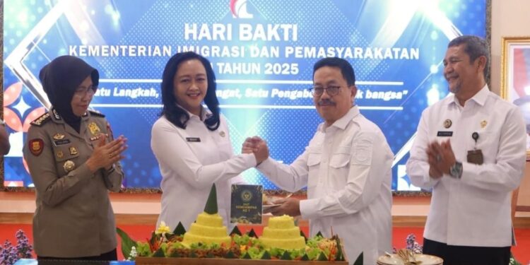 Kanwil Ditjen Imigrasi Banten Gelar Tasyakuran Hari Bakti Kemenimipas ke-1 Tahun 2025