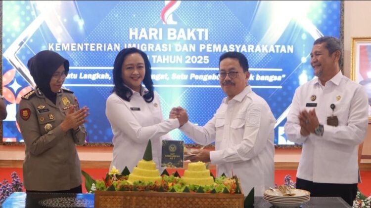 Kanwil Ditjen Imigrasi Banten Gelar Tasyakuran Hari Bakti Kemenimipas ke-1 Tahun 2025