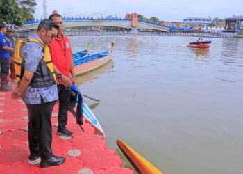 Wakil Wali Kota Tangerang Tinjau Persiapan Lomba Dragon Boat dan Festival Band Pelajar di Cisadane Digital Festival 2025
