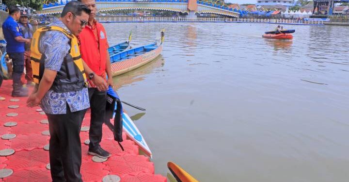 Wakil Wali Kota Tangerang Tinjau Persiapan Lomba Dragon Boat dan Festival Band Pelajar di Cisadane Digital Festival 2025