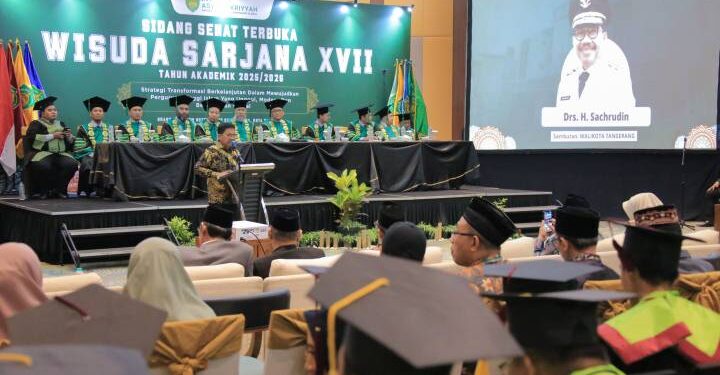 Wali Kota Tangerang Ajak Wisudawan Berkontribusi dalam Pembangunan Berkelanjutan