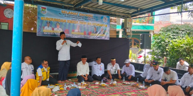 Bupati Tangerang Tinjau Pembangunan Infrastruktur dan Serap Aspirasi di Kelurahan Kutajaya