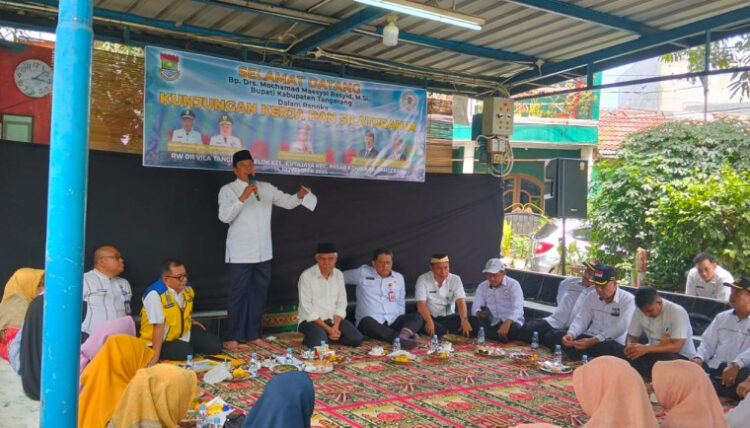 Bupati Tangerang Tinjau Pembangunan Infrastruktur dan Serap Aspirasi di Kelurahan Kutajaya