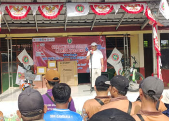 Mekar Baru Gelar Gerak Jalan Meriah Peringati HUT ke-80 PGRI dan HGN 2025