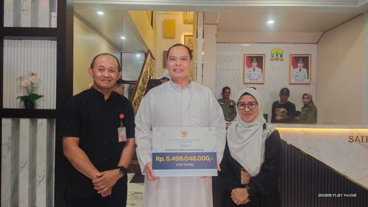 Pemkot Serang Terima Dana Insentif Fiskal Rp5,4 Miliar untuk Dukung Penurunan Stunting