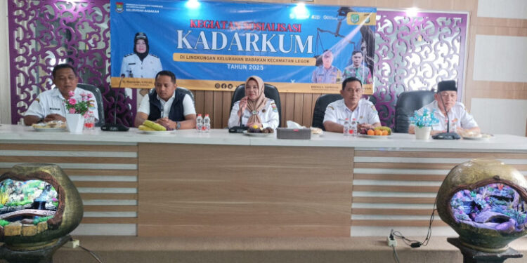 Kelurahan Babakan Gelar Sosialisasi KADARKUM untuk Tingkatkan Kesadaran Hukum Masyarakat