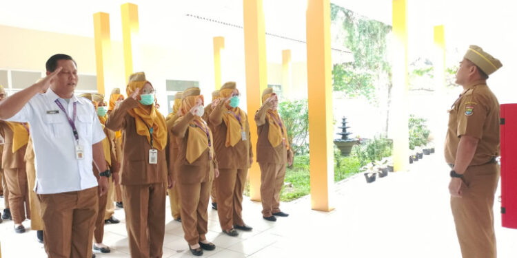 Puskesmas Salembaran Jaya Gelar Apel Rutin untuk Perkuat Kedisiplinan dan Budaya Kerja