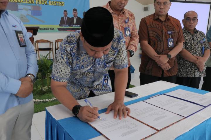 Perumda Tirta Benteng Teken Pakta Integritas Antikorupsi, BPKP Banten Beri Apresiasi