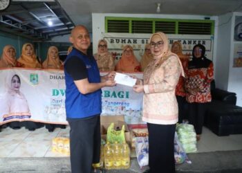 HUT ke-26, DWP Kota Tangerang Datangi Rumah Singgah Kanker: Gerakan Kepedulian yang Menginspirasi