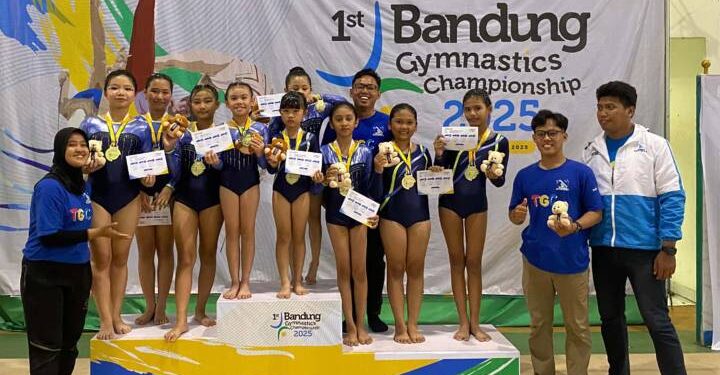Banjir Emas! Atlet Muda Tangerang Gymnastics Club Bawa Pulang 96 Medali di Bandung Gymnastics Championship 2025