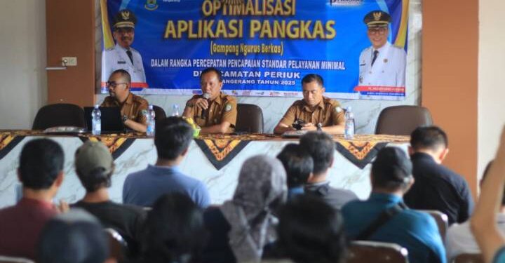 Sosialisasi Aplikasi “Pangkas” di Kecamatan Periuk: Layanan Administrasi Kini Lebih Cepat, Praktis, dan Tanpa Ribet