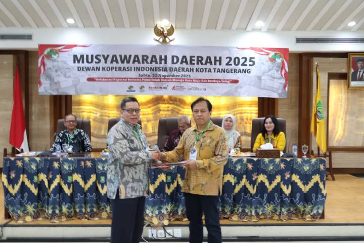 Prasetyo Budi Terpilih Aklamasi, Musda Dekopinda Kota Tangerang Hadirkan Babak Baru Gerakan Koperasi