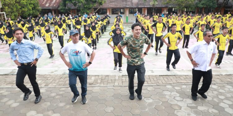 Pemkot Serang Gelar Senam Bersama dan Monitoring Program Makan Bergizi Gratis di SMPN 21
